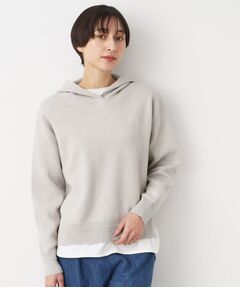 【洗える・4サイズ展開】ショート丈フーデットパーカ（XS～L）