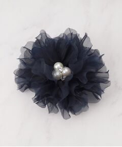 Dessin / デッサン ブローチ・コサージュ | 【入卒／セレモニー】パール調シフォンコサージュ