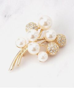 Dessin / デッサン ブローチ・コサージュ | 【入卒／セレモニー】パール調ブーケブローチ