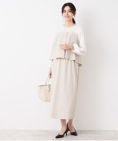 Dessin / デッサン ロング・マキシ丈ワンピース | 【入卒/セレモニー/洗える】セットアップ風ワンピース