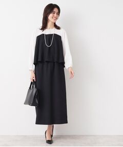 Dessin / デッサン ロング・マキシ丈ワンピース | 【入卒/セレモニー/洗える】セットアップ風ワンピース