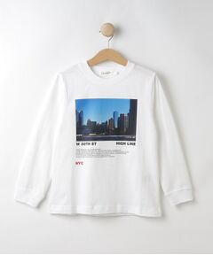 【洗える】フォトプリントロングスリーブTシャツ