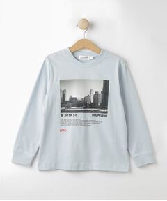 【洗える】フォトプリントロングスリーブTシャツ