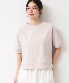 Dessin / デッサン カットソー | 【洗える】クロップド丈ロゴ半袖カットソー（S～L）