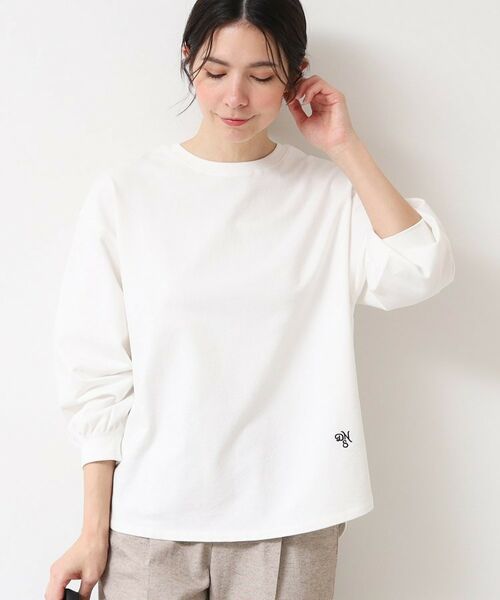 Dessin / デッサン カットソー | 【360度可愛い・洗える】バックヘンリーカットソー（9分袖/XS~L） | 詳細1