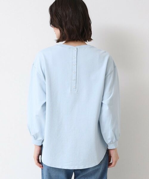 Dessin / デッサン カットソー | 【360度可愛い・洗える】バックヘンリーカットソー（9分袖/XS~L） | 詳細15