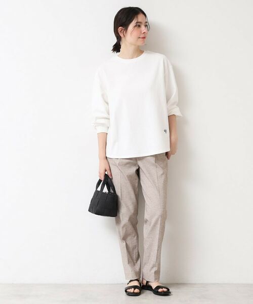 Dessin / デッサン カットソー | 【360度可愛い・洗える】バックヘンリーカットソー（9分袖/XS~L） | 詳細2