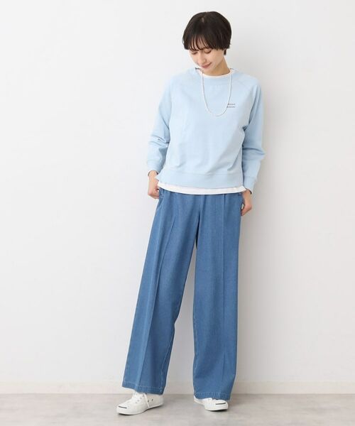 Dessin / デッサン カットソー | 【洗える】クロップド丈ロゴカットソー(S~L) | 詳細10