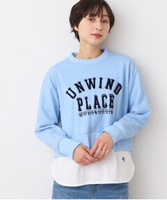 Dessin / デッサン スウェット | 【洗える】チュールレイヤードスウェット（S～L）