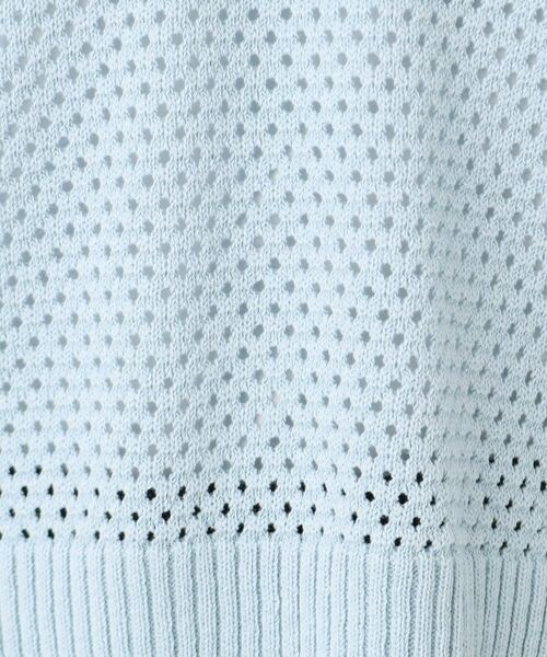 Dessin / デッサン ニット・セーター | 【洗える】襟付きメッシュニット | 詳細12