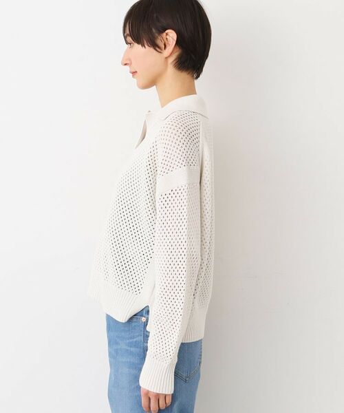 Dessin / デッサン ニット・セーター | 【洗える】襟付きメッシュニット | 詳細14