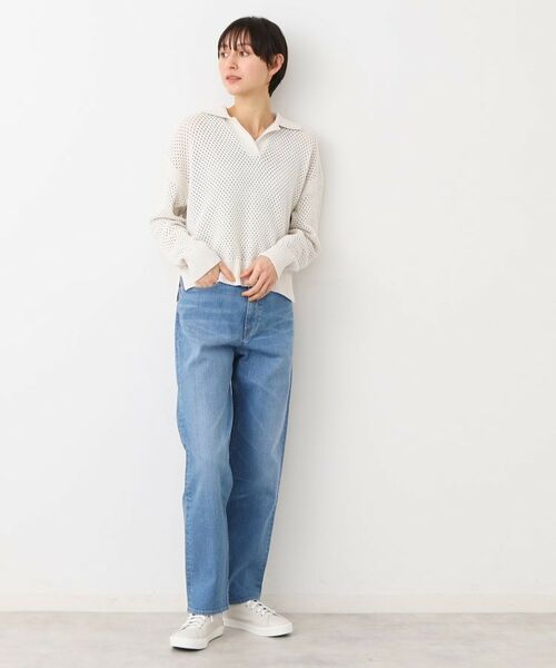 Dessin / デッサン ニット・セーター | 【洗える】襟付きメッシュニット | 詳細3