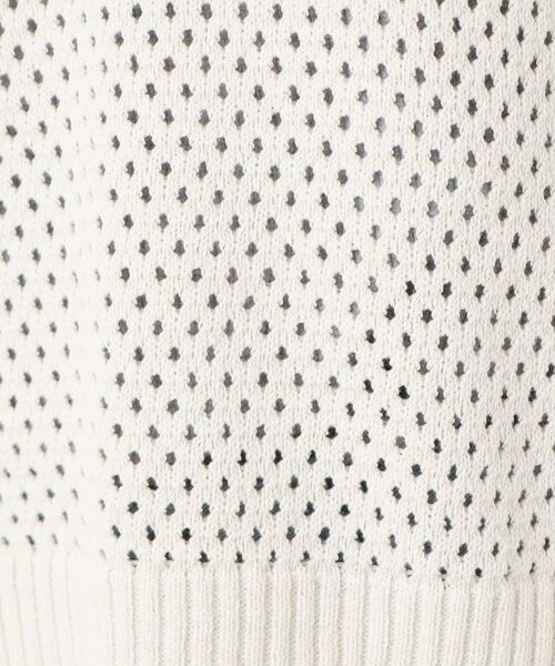 Dessin / デッサン ニット・セーター | 【洗える】襟付きメッシュニット | 詳細4