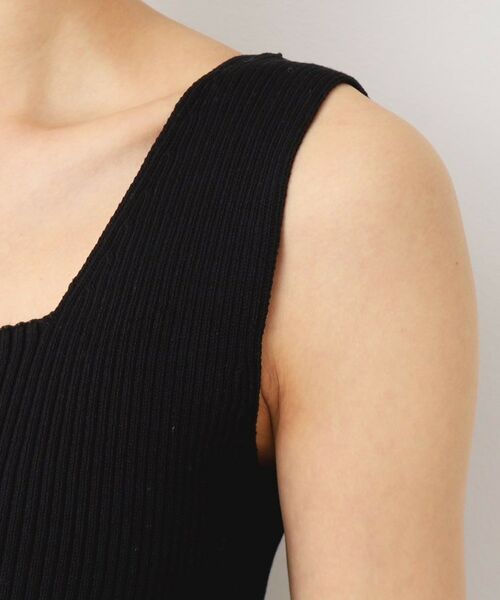 Dessin / デッサン キャミソール・チューブトップ | 【洗える】ニットリブタンクトップ | 詳細13