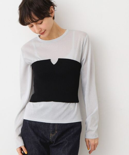 Dessin / デッサン キャミソール・チューブトップ | 【洗える】ニットバンドゥ | 詳細5