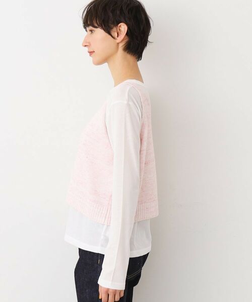 Dessin / デッサン ベスト | 【洗える】リネンニットキャミソール | 詳細10