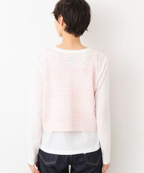 Dessin / デッサン ベスト | 【洗える】リネンニットキャミソール | 詳細11