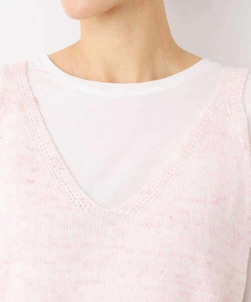 Dessin / デッサン ベスト | 【洗える】リネンニットキャミソール | 詳細12