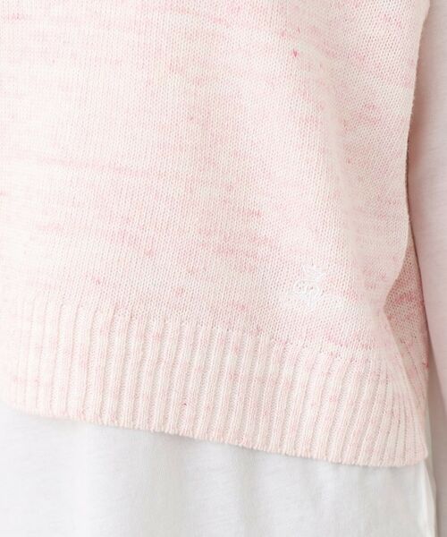 Dessin / デッサン ベスト | 【洗える】リネンニットキャミソール | 詳細14