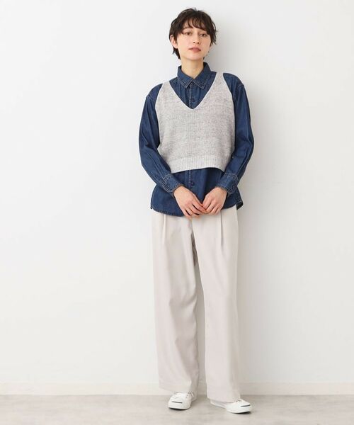 Dessin / デッサン ベスト | 【洗える】リネンニットキャミソール | 詳細3