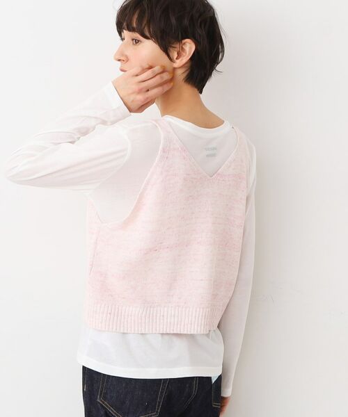 Dessin / デッサン ベスト | 【洗える】リネンニットキャミソール | 詳細5