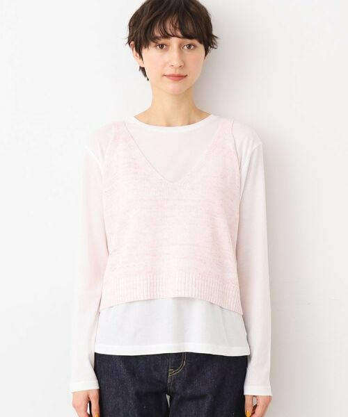 Dessin / デッサン ベスト | 【洗える】リネンニットキャミソール | 詳細9