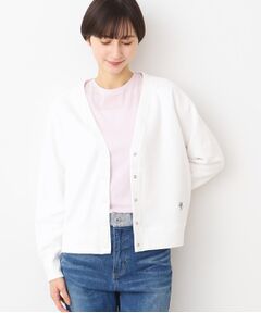 Dessin / デッサン カーディガン・ボレロ | 【洗える】コットンジャージVネックカーディガン