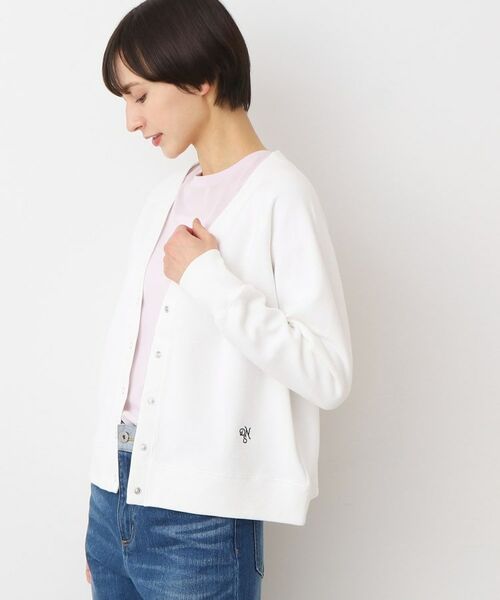 Dessin / デッサン カーディガン・ボレロ | 【洗える】コットンジャージVネックカーディガン | 詳細1