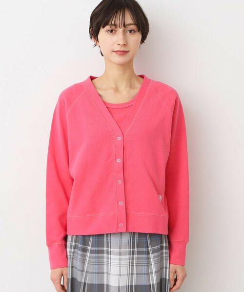 Dessin / デッサン カーディガン・ボレロ | 【洗える】コットンジャージVネックカーディガン | 詳細13