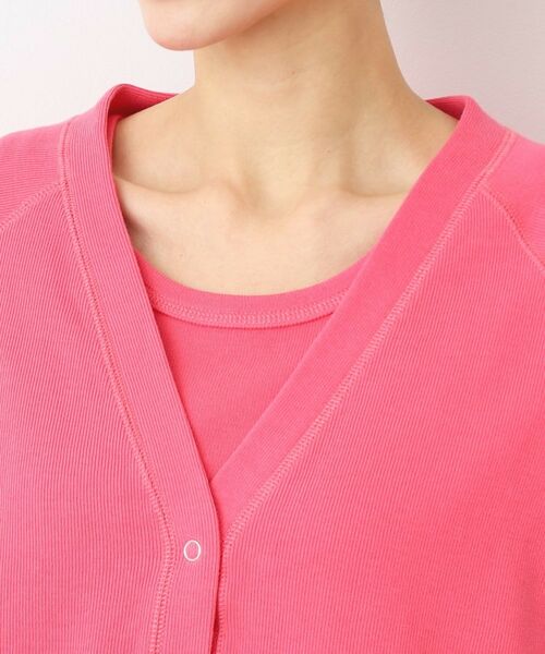 Dessin / デッサン カーディガン・ボレロ | 【洗える】コットンジャージVネックカーディガン | 詳細16