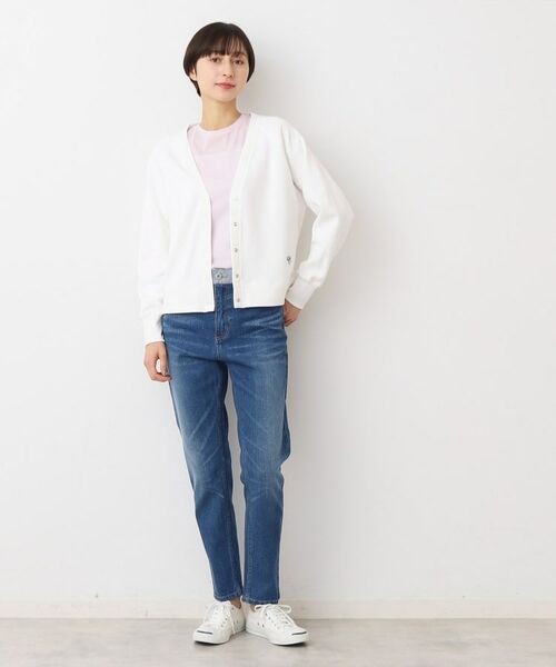 Dessin / デッサン カーディガン・ボレロ | 【洗える】コットンジャージVネックカーディガン | 詳細3