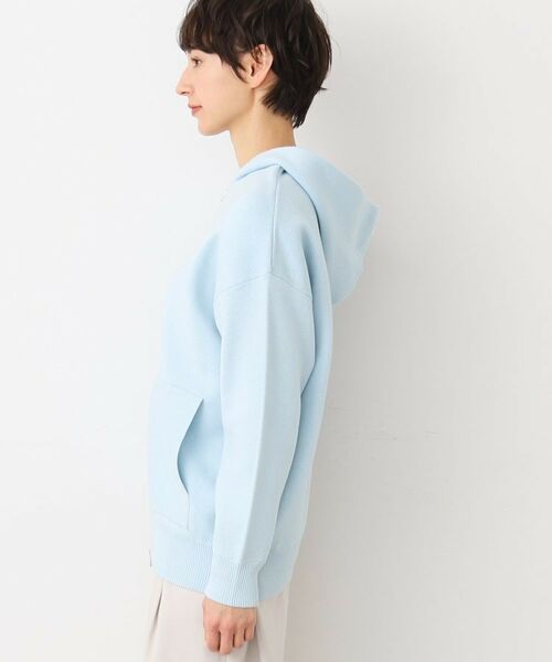 Dessin / デッサン カーディガン・ボレロ | 【洗える】フーデットニットミラノリブカーデ | 詳細10