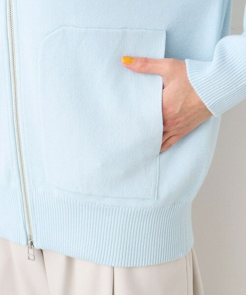 Dessin / デッサン カーディガン・ボレロ | 【洗える】フーデットニットミラノリブカーデ | 詳細14