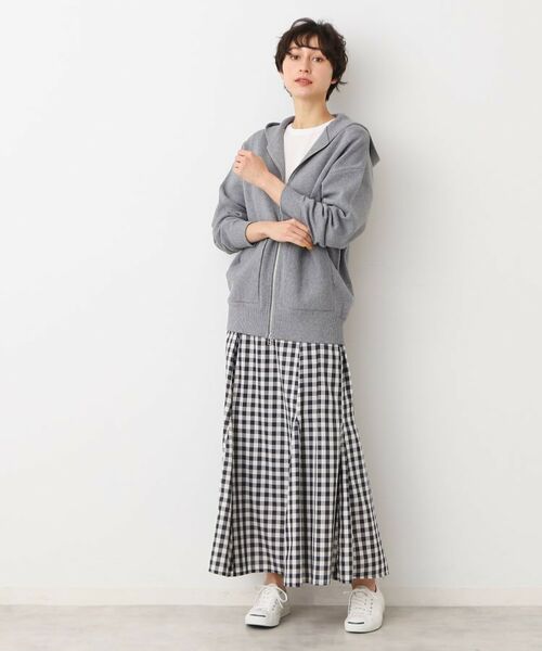 Dessin / デッサン カーディガン・ボレロ | 【洗える】フーデットニットミラノリブカーデ | 詳細3