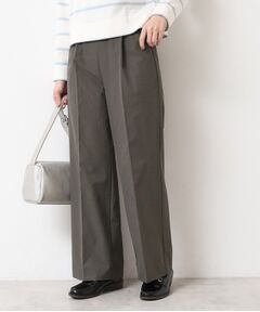 Dessin / デッサン パンツ | 【洗える・後ろゴム】センタープレス入りセミワイドパンツ（XS～L）