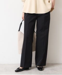 Dessin / デッサン パンツ | 【洗える・後ろゴム】センタープレス入りセミワイドパンツ（XS～L）
