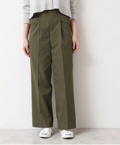 Dessin / デッサン パンツ | 【洗える・後ろゴム】センタープレス入りセミワイドパンツ（XS～L）