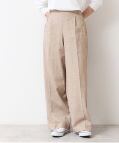 Dessin / デッサン パンツ | 【多機能】リネンブレンドマリンパンツ