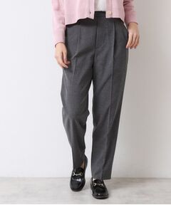 Dessin / デッサン パンツ | 【多機能・後ろゴム】リネンブレンドテーパードパンツ