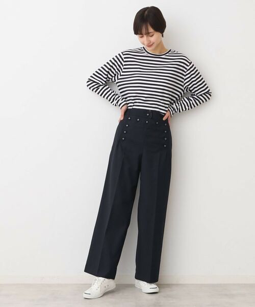 Dessin / デッサン パンツ | フロントボタンマリンパンツ | 詳細2