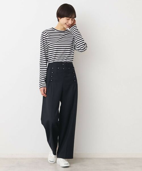 Dessin / デッサン パンツ | フロントボタンマリンパンツ | 詳細3