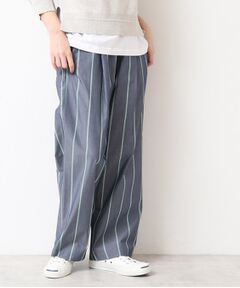 Dessin / デッサン パンツ | 【洗える・ウエストゴム】ストライプリラックスパンツ