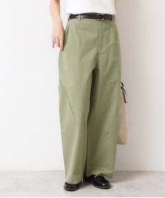 Dessin / デッサン パンツ | 【洗える・後ろゴム】コットンワイドパンツ（S～L）