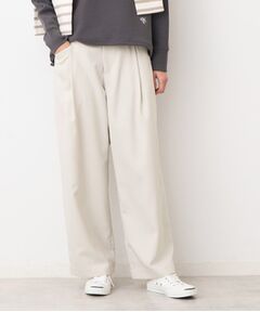 Dessin / デッサン パンツ | 【洗える】タック入りワイドパンツ（S～L）
