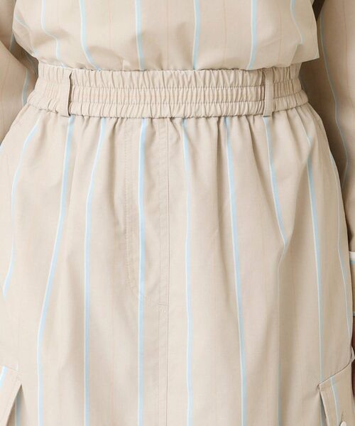 Dessin / デッサン ロング・マキシ丈スカート | 【洗える・ウエストゴム】スピンドル付ストライプスカート（S～L） | 詳細12