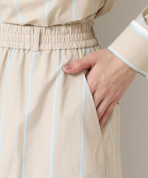 Dessin / デッサン ロング・マキシ丈スカート | 【洗える・ウエストゴム】スピンドル付ストライプスカート（S～L） | 詳細14