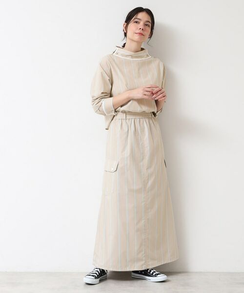 Dessin / デッサン ロング・マキシ丈スカート | 【洗える・ウエストゴム】スピンドル付ストライプスカート（S～L） | 詳細7