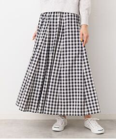 Dessin / デッサン ロング・マキシ丈スカート | 【ウエストゴム・4サイズ展開】映えチェック柄スカート（XS～L）