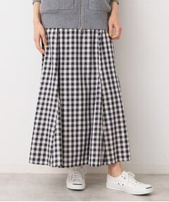 Dessin / デッサン ロング・マキシ丈スカート | 【洗える・4サイズ展開】チェック柄マーメイドスカート（XS～L）