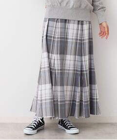 Dessin / デッサン ロング・マキシ丈スカート | 【洗える・4サイズ展開】チェック柄マーメイドスカート（XS～L）